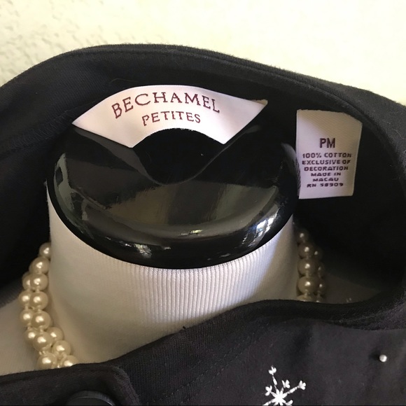 Vintage BECHAMEL Petites Button up Cardigan/Top - Picture 3 of 8